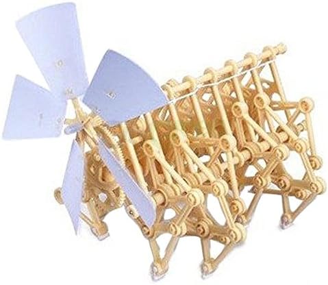 New Mini Strandbeest DIY Assembly Wood+plastic Wind Powered Walking Walker Toy