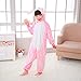 WAFUNNE Kids Rabbit Costume Cosplay Halloween Easter Animal Onesie for Boys Girls Child Pink Bunny XL