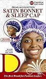 Donna's Premium Reversible Satin Bonnet & Sleep Cap (Random Color)