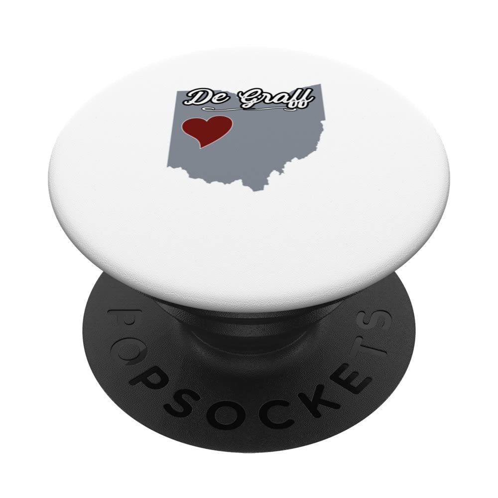 De Graff - Ohio | OH City State USA - Cute Souvenir - PopSockets Swappable PopGrip