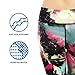 SOUTEAM Womens Yoga Leggings with Pocket Lightweight Fitness Pants, Watercolor Black, Medium