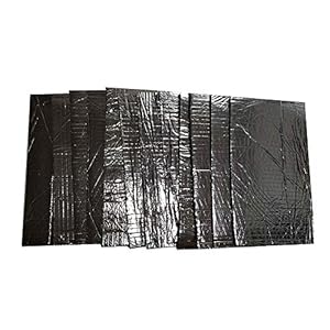 KKmoon 12 STKS 5mm Auto Firewall Geluid Deadener Warmte Shield Isolatie Audio Geluidsisolatie Verdovende Materiaal Mat…