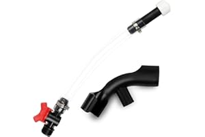 ANLEECAP Gas Cans, Racing Fuel Jug Hose with Ball 3044 Valve and X-shaped Hose Bender for Gas Cans, egs, LC2, Scribner, Scribner Fuel Jugs, 3/5/5.5 Gallon