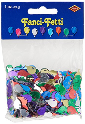 Fanci-Fetti Balloons (multi-color) Party Accessory  (1 count) (1 Oz/Pkg)