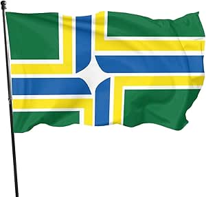 Paidaxing Portland-Or-Oregon-Portland - Bandera de la ciudad de 3 x 5