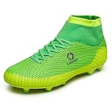 Aleader Men's Leather Fg Soccer Cleats Football Training Boots Shoes