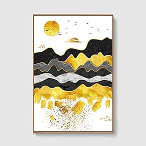 SIGNFORD Framed Canvas Home Artwork Decoration Abstract Scenery...