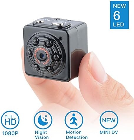 SOOSPY 1080P Hidden Spy Camera-Mini Portable Digital Video Recorder Nanny Cam with Night Vision,Motion Detection