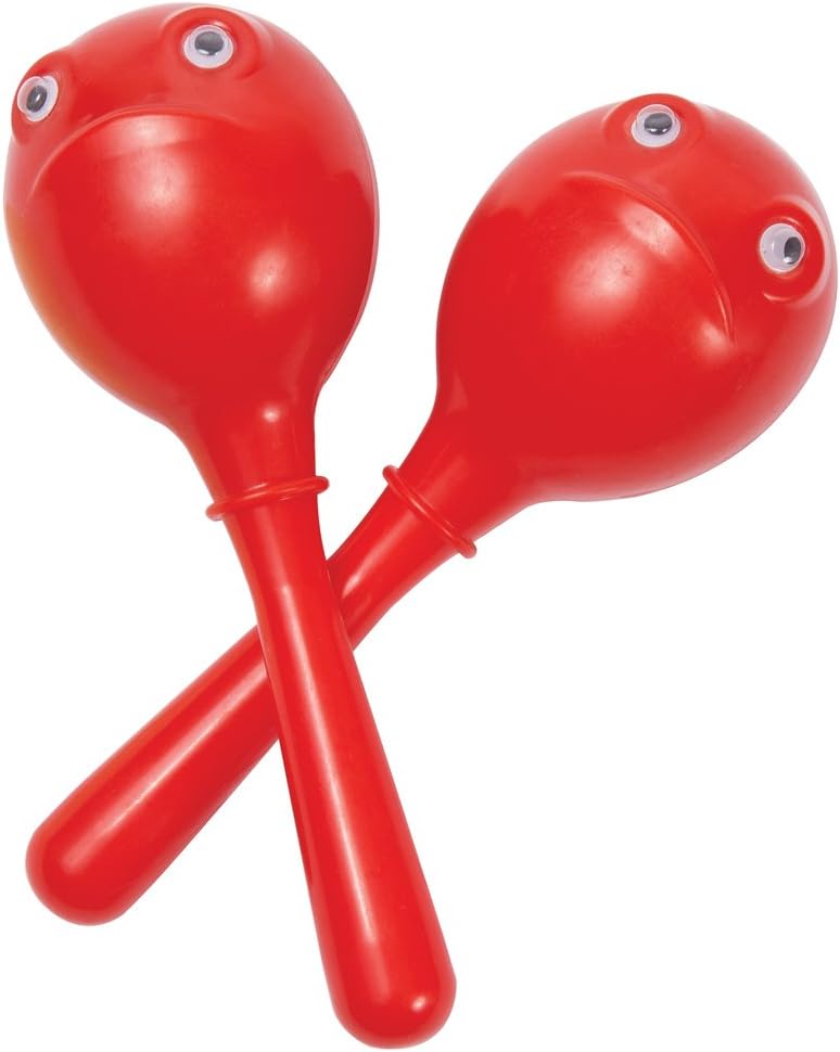 Performance Percussion PP3227 Frog Maracas Pair, red