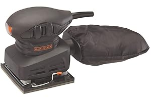 BLACK+DECKER Electric Sander, 1/4 Sheet, 1.5-Amp (BDEQS15C)