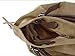 KISS GOLD(TM European Style Canvas Large Tote/Travel Bag/Duffle Bag/Shopping Bag, Size 22 '' X6.3'' X 14.2 '' (Army Green)