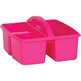 Teacher Created Resources Pink Plastic Storage Caddy
