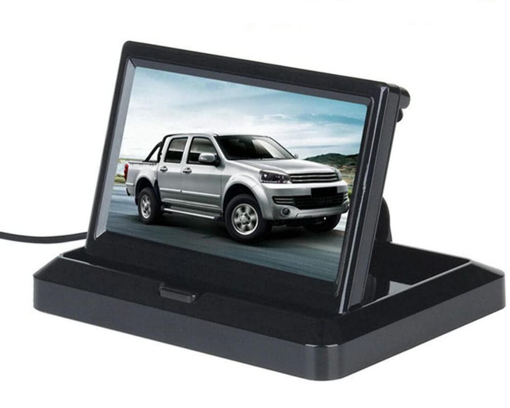 BW 5.0" Foldable Digital HD 800 * 480 TFT LCD Car Rear View Backup Monitor for Car Reversing Camera, Car Rearview Camara,CCTV Camera DVD