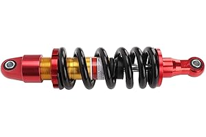 ASTIBYM Motorcycle Rear Shock Damper, Riding Adjustable Pressure 320mm Long Rear Spring Shock Absorber for 70cc 90cc 110cc 125cc 150cc Dirt Pit Bike, Suspension System