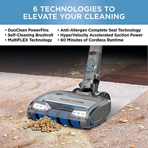 Shark IZ462H Vertex Ultra Lightweight Cordless Stick Vacuum with DuoClean PowerFins, Crevice, Pet Multi-Tool, Anti… - Image 3