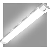 Airand LED Shop Lights for Garage 4FT with Plug, Utility Linkable LED Tube Light 5000K Under Cabinet Lighting,3600 LM LED Ceiling and Closet Light 36W, Corded Electric with ON/Off Switch