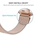 Yutior Metal Bands Compatible with Fitbit Versa 2 / Fitbit Versa Lite & SE/Fitbit Versa Smart Watch, Stainless Steel Metal Replacement Small Large for Women Men, Black, Champagne, Rose Gold, Silver