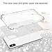 DAUPIN Compatible for iPhone Xs Max Phone Case Protective Defender Thin Slim Cases Clear Bling Glitter Shockproof Cover for Women Girls for iPhone Xs Max 6.5 inch (Silver)