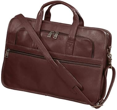 high end leather briefcase