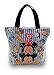 FINEX 2 Pcs Set Mickey Minnie Canvas Zippered Tote with Top Carry Handles Bag - Gym Makeup Diaper Reusable Grocery Lunch - Random Color