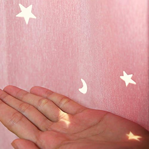 Glitter Stars Kids Room Curtain