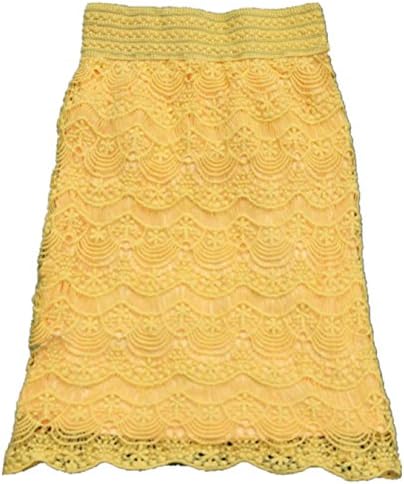 Amakuli Womens Bodycon Lace Midi Skirt Vintage Ladies Pencil Skirt Wedding Oversized