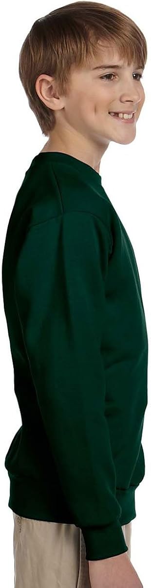 Hanes Youth ComfortBlend EcoSmart Crewneck Sweatshirt: Clothing