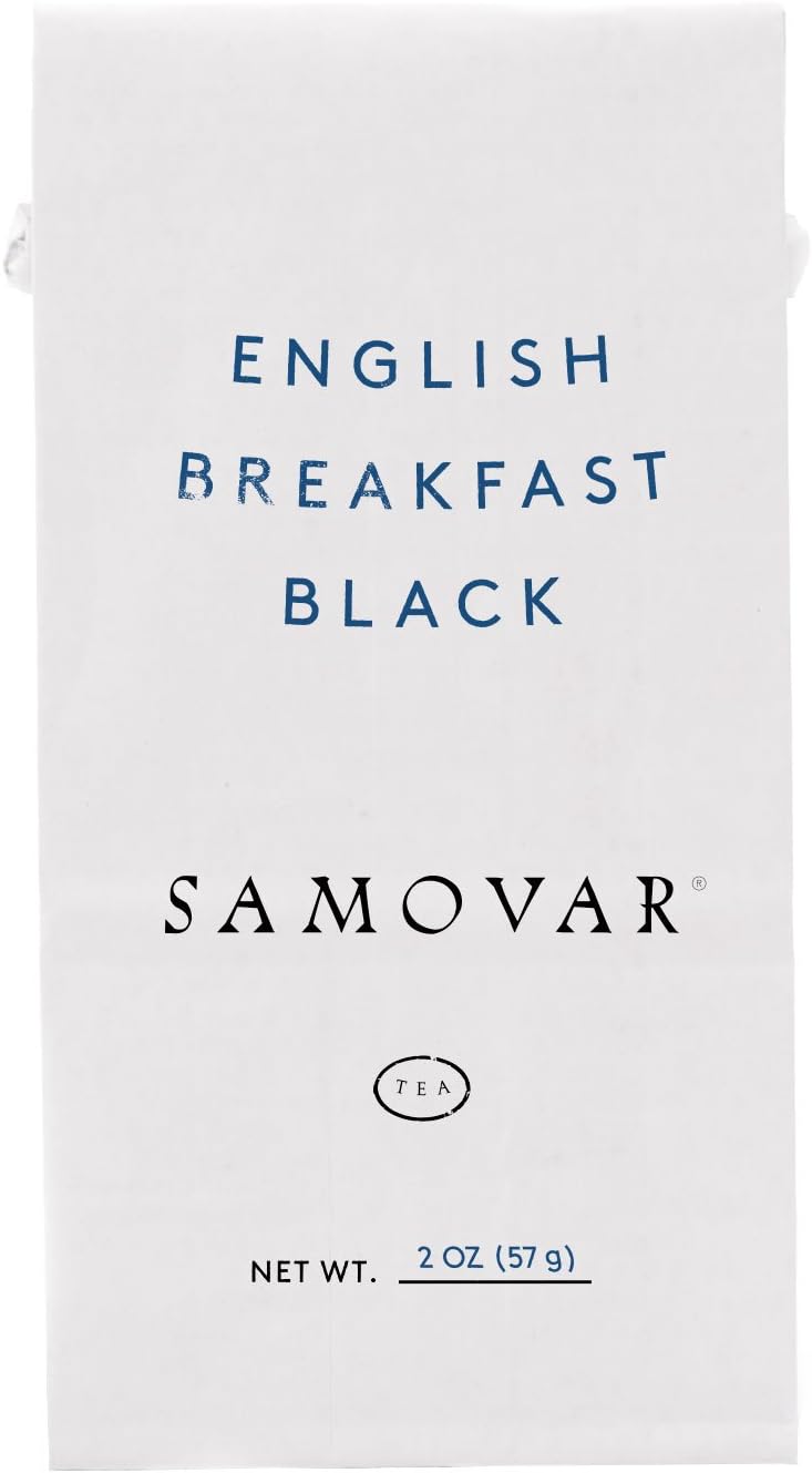Samovar Tea Lounge English Breakfast Black Tea, Organic, 2 Ounce
