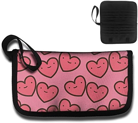 Thin Holder Credit Card Protector Cute Kawaii Hearts Printed Pattern Card Organizer Business Women's Travel ID Card Multi Case RFID Blocking