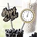 Big Dot of Happiness 2026 New Year's Eve Paper Straw Decor, Gold 2026 New Years Eve Party Supplies, Striped Decorative NYE Straws, 2026 Straw Decorations, Set of 24