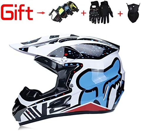 MYMGG Adult Off Road Helmet DOT Dirt Bike Motocross ATV Motorcycle Offroad
