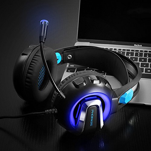 image for NiceWell Gaming Headset for PS4 Xbox One PC Game Headphone with LED Li