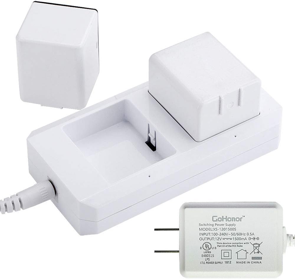 Charging Station for Arlo Charger for Arlo Batteries for Arlo Pro & Arlo Pro 2 & Arlo Go & Arlo Security Light VMA4410 Fireproof Material Adapter Pass FCC & UL Certified : Camera & Photo