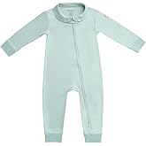 MON CHOU Footless Baby Pajamas - Luxuriously Soft Pima Cotton Newborn Sleepers - Organic Cotton Baby Pajamas - Newborn Onesie