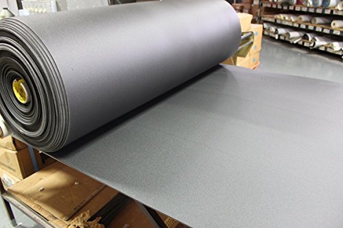 BLACK 2LB Volara Closed Cell Foam - Auto Upholstery Crafts 1/8