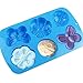 Cocoboo 2pcs 6 Cavity Assorted Insect Butterfly Silicone DIY Soap Mold Handmade Molds