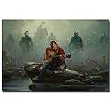 Stylish Custom The Last Of Us Canvas Wall Poster Print Zombie Survival Horror Action Tv Game Pitcures 1