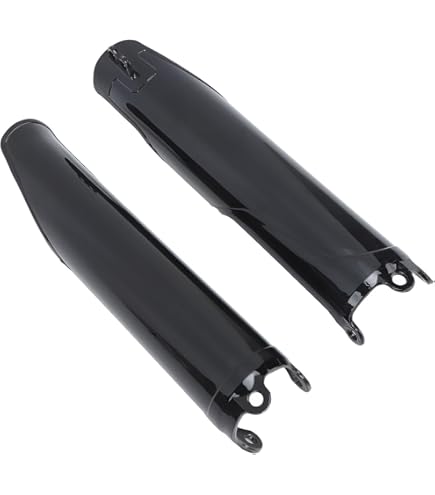 Acerbis Lower Fork Cover Set - Black Replacement Covers For Kawasaki KX450F 2006-2008