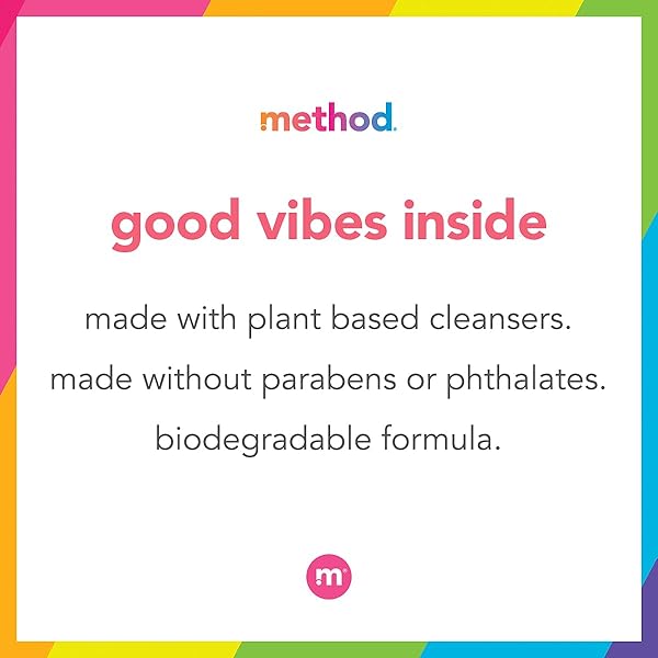 METHOD BODY WASH, PURE PEACE, PARABEN AND PHTHALATE FREE, 18 OZ (PACK OF 1)