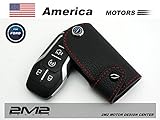 LFO04-5-A Leather key fob holder case chain cover FOR FOCUS AURUS RANGER KUGA ECOSPORT I-MAX Mondeo Metrostar FIESTA Titanium Sedan Hatch ST Focus Electric TAURUS FUSION S HYBRID SE MUSTANG V6 PREMIUM CONVERTIBLE GT C-MAX SEL ENERGI LIMITED SHO ESCAPE TRANSIT CONNECT EDGE FLEX EXPLORER EXPEDITION F-150 E-Series Wagon Super Duty