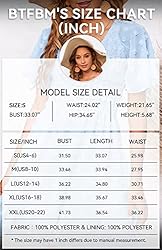 BTFBM Women's V Neck Smocked Short Sleeve Casual