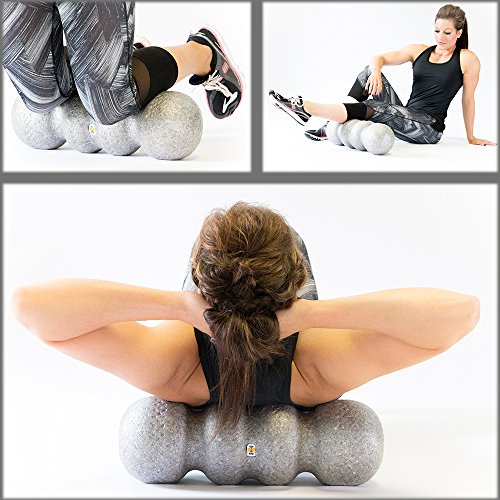 Rollga Foam Roller for improving Flexibility, Back Pain Relief, & Neck