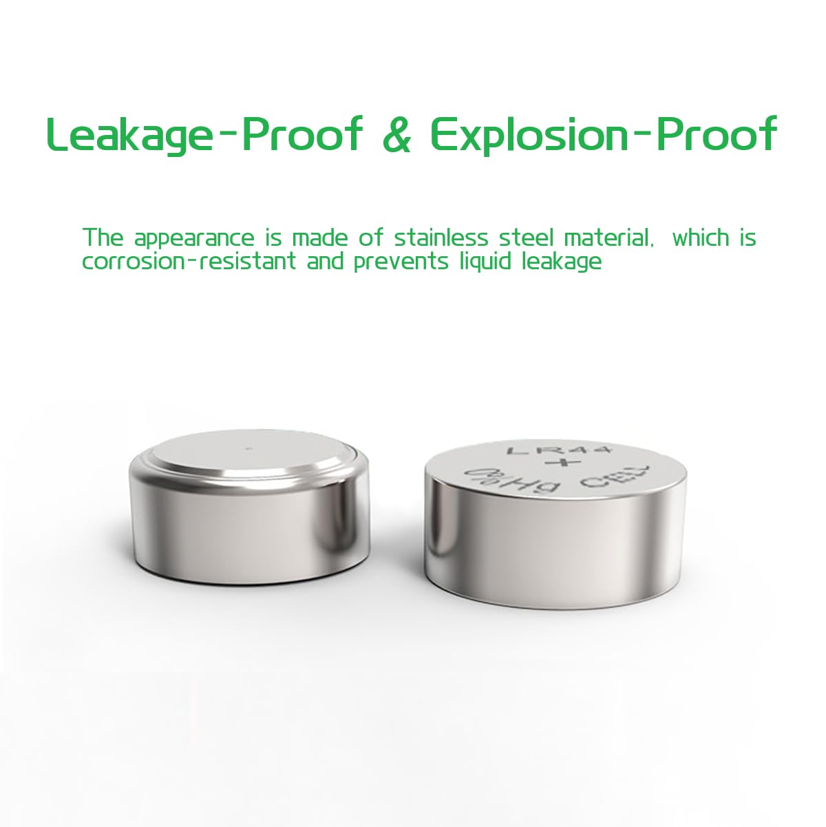 Cotchear 10Pcs Ag13 Button Batteries LR44 SR44 L1154 A76 LR1154 357A Button Cell Battery