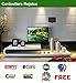 HDTV Antenna - Digital HD TV Antenna 60-90Miles Range Compatible 4K 1080P Free TV Channels Powerful Detachable Amplifier Signal Booster,Longer Coax Cable