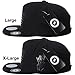 WITHMOONS Baseball Cap Star and Stripes American Flag Hat KR2305 (Black, L)