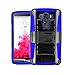 LG G3 Vigor Case, CASEFORMERS Duo Armor for LG G3 Vigor Combo Case with Stand and Holster - Blue (Compatible with LG G3 Vigor, G3 Mini Version Only)