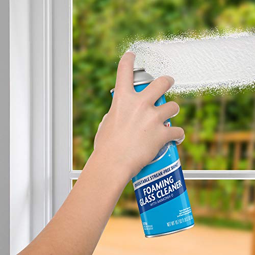 Windex Foaming Glass Cleaner With Ammonia D, Provides Unbeatable Streak