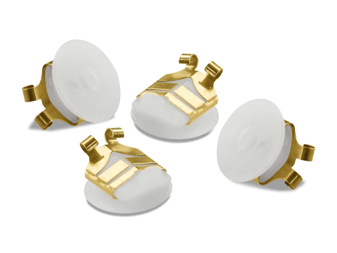 Lox Gold Tone Secure Earring Backs Pack of 4