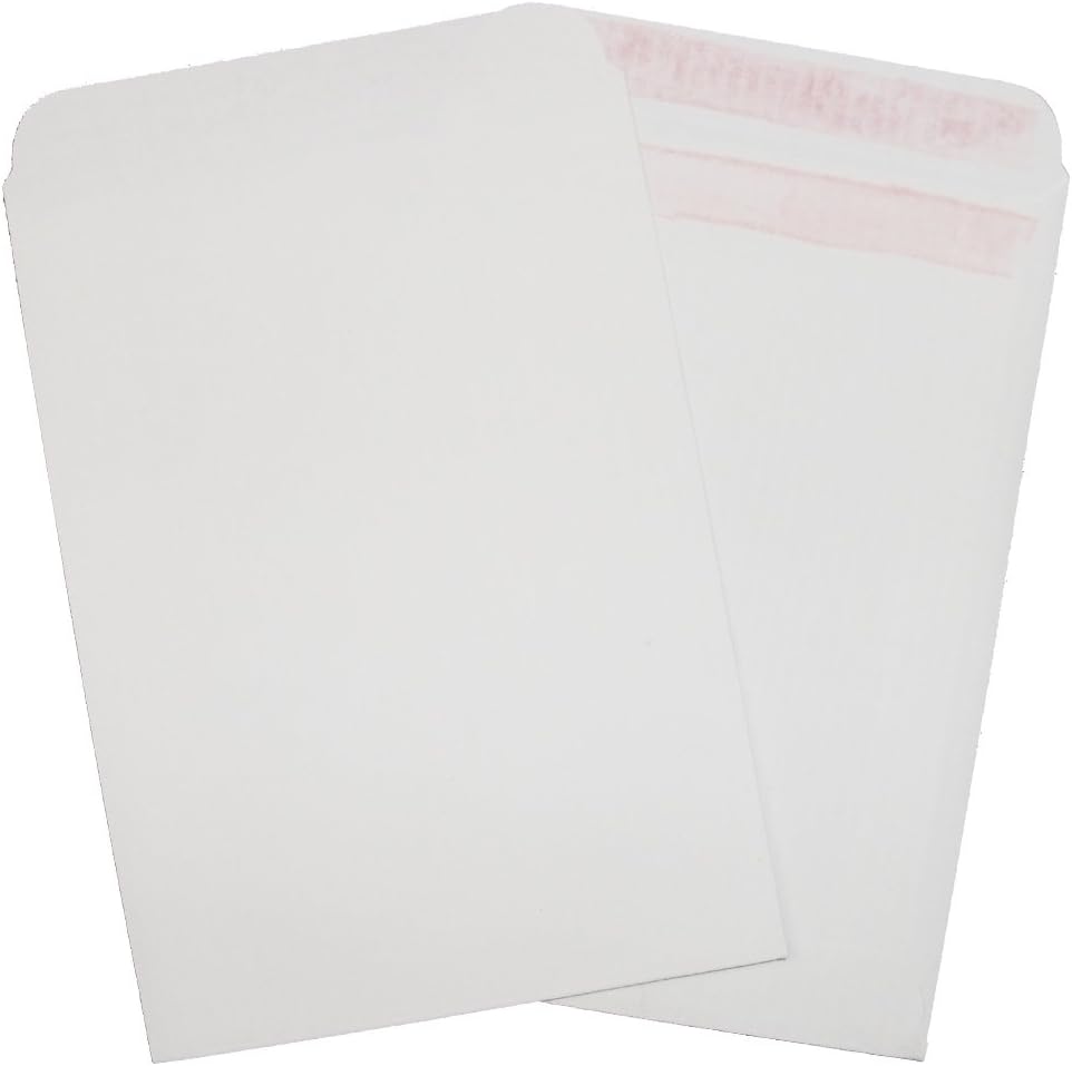 50 Blank Seed Envelopes 3.25" x 4.50" (Self Sealing) "Stellar White"