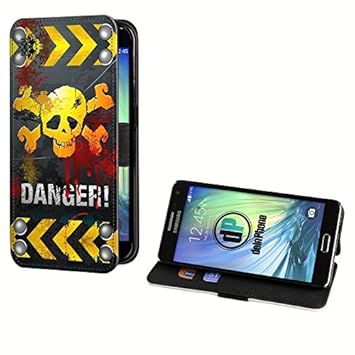 deinPhone Samsung Galaxy A3 (2016) Kunstleder Flip Case Danger